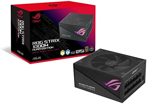 ASUS ROG Strix 1000G Aura 1000W 80 Plus Gold Fully Modular ATX 3.0 PSU