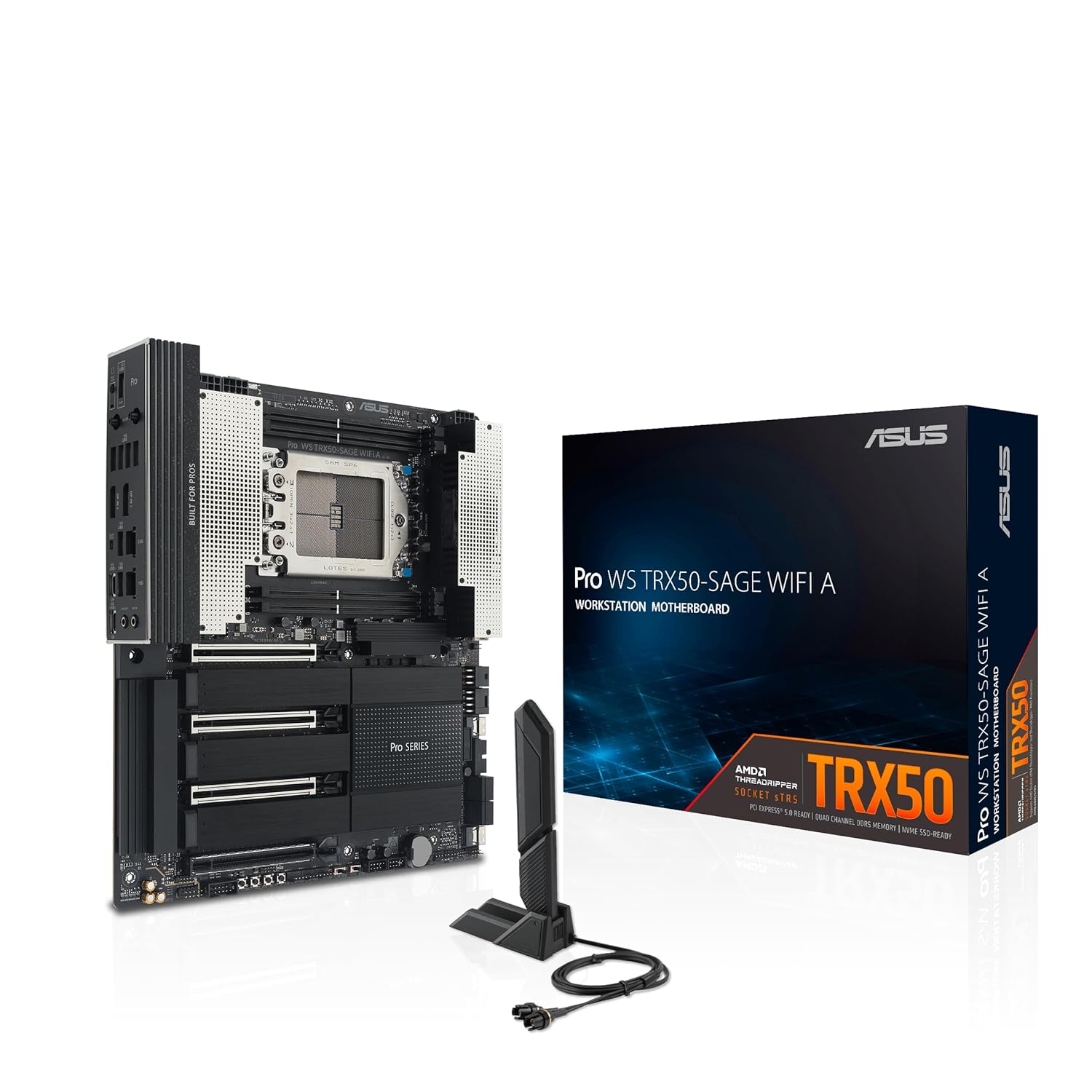 ASUS Pro WS TRX50-SAGE WiFi A AMD TR5 DDR5 CEB Workstation Motherboard
