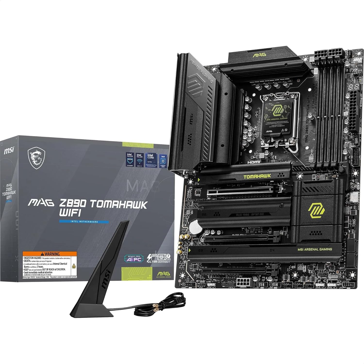 MSI MAG Z890 Tomahawk WiFi ATX LGA 1851 Motherboard