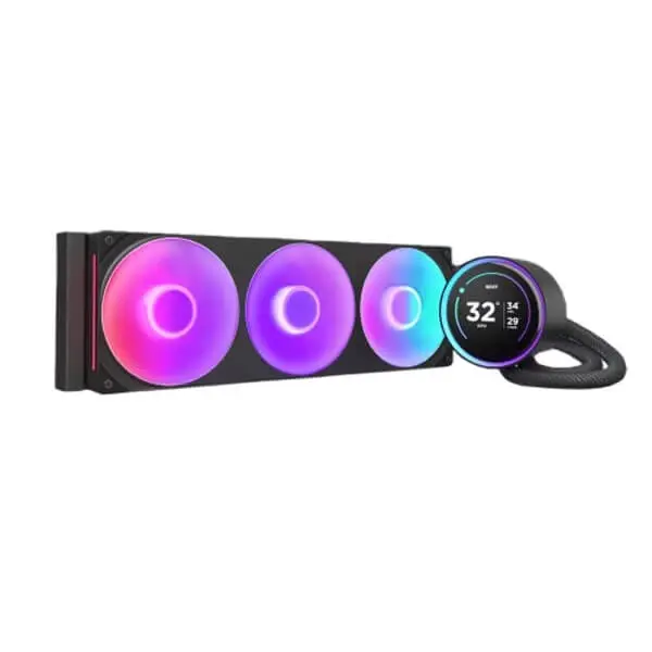 NZXT Kraken Elite 360 RGB AIO CPU Cooler with LCD Black
