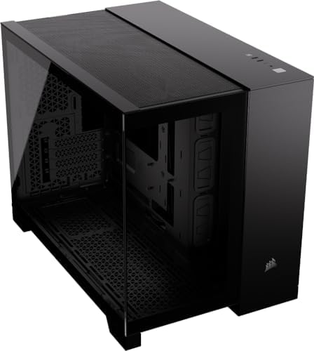 Corsair 2500X mATX Small-Tower Dual Chamber PC Case (Black)