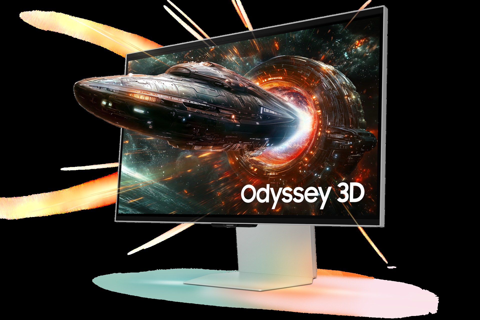Samsung Odyssey 3D 27 Inch 4K Gaming Monitor with AI 3D Video Conversion
