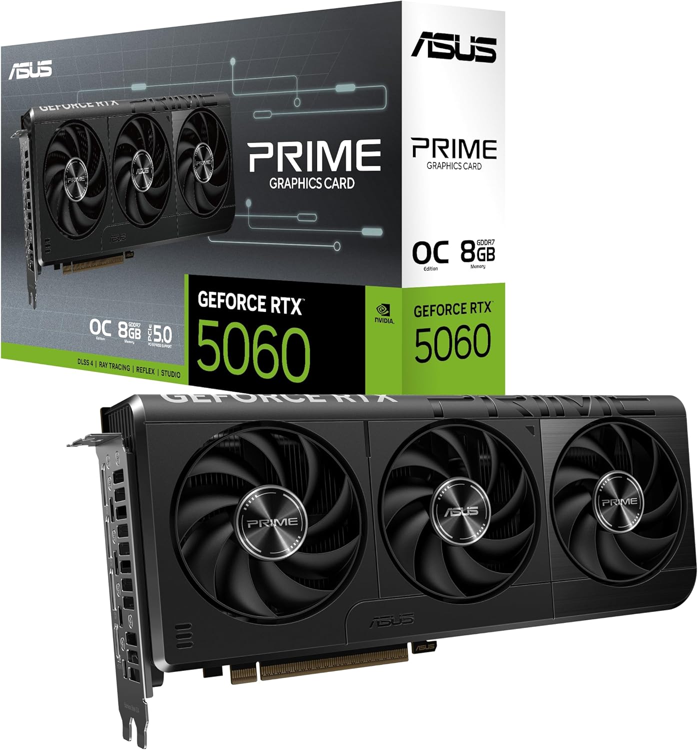 ASUS Dual GeForce RTX 5060 OC Edition 8GB GDDR7 Graphics Card
