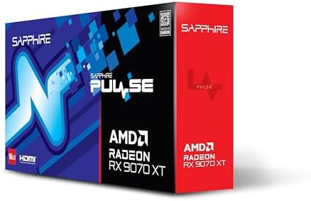 Sapphire PULSE AMD Radeon RX 9070 XT 16GB GDDR6 Gaming Graphics Card