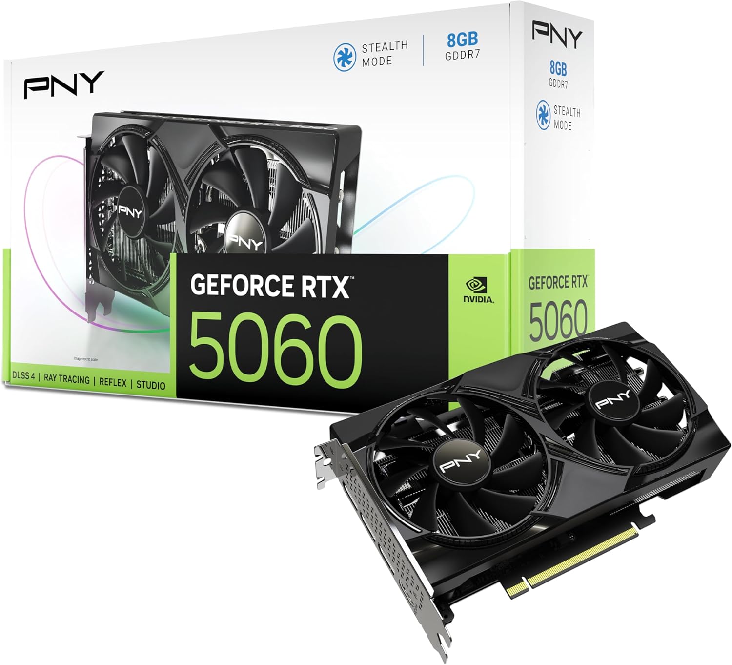 PNY GeForce RTX 5060 Dual Fan 8GB GDDR7 Graphics Card