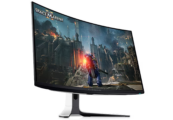 Alienware AW3225QF 32 Inch 4K QD-OLED 240Hz Curved Gaming Monitor