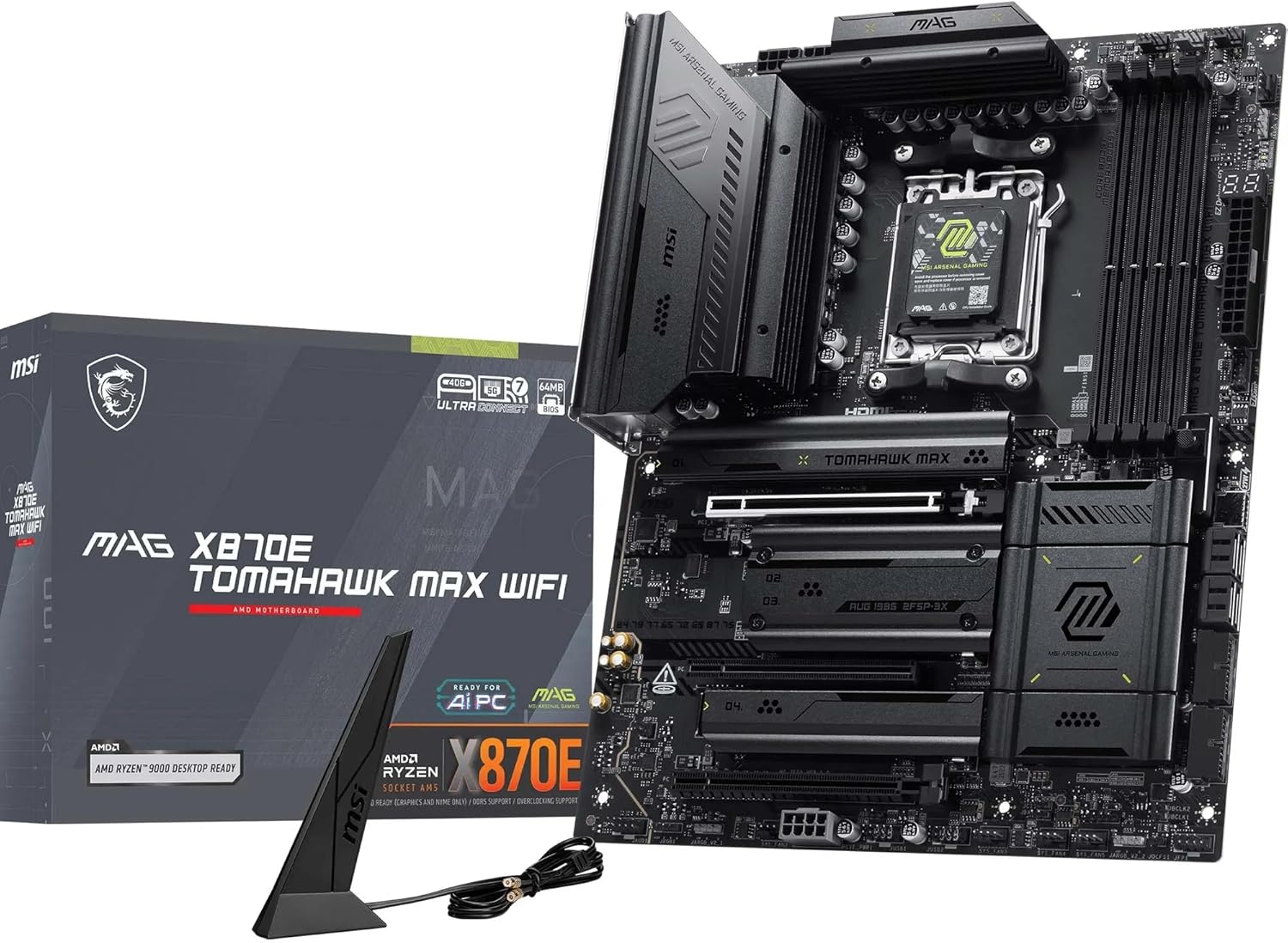MSI MAG X870E Tomahawk MAX WiFi ATX AM5 Motherboard